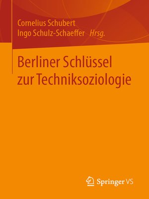 cover image of Berliner Schlüssel zur Techniksoziologie